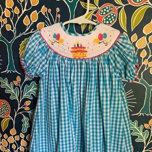Marmellata smocked birthday dress